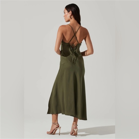 ASTR the label Gaia Midi Dress - Sage - Small - Picture 2 of 7